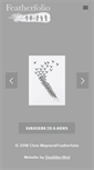 Mobile Screenshot of featherfolio.com