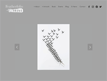 Tablet Screenshot of featherfolio.com